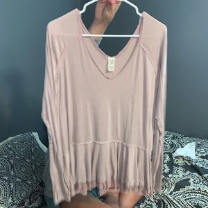 free people long sleeve worn once
